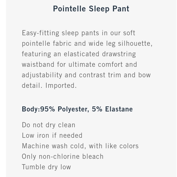 NWT Womens Abercrombie & Fitch Sleep Bottom - Picture 6 of 6